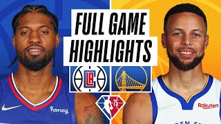 CLIPPERS at WARRIORS  FULL GAME HIGHLIGHTS  October 21 2021 [upl. by Drarrej]