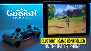 HOW TO PLAY GENSHIN IMPACT USING GAME CONTROLLER ON IOS IPAD IPHONE  GENSHIN IMPACT IOS CONTROLLER [upl. by Ycats]