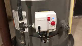 Rheem water heater flashing code blue 63 or 36 Water not heating [upl. by Aerdnu]