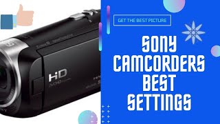 The 4 Most Important Settings for Sony Camcorders for Quality Video [upl. by Shirline]