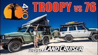 LC78 TROOPY VS LC76WAGON WHATS BETTER Toyota Land Cruiser Review  4xOverland [upl. by Adnert]