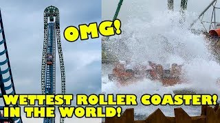 WETTEST Roller Coaster In The World Speed Water Coaster 4K POV  Energylandia Poland [upl. by Reilamag375]