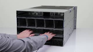 Dell EMC PowerEdge MX7000 RemoveInstall Rear Tub [upl. by Nalyad810]