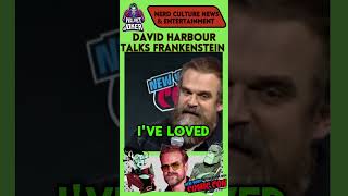 David Harbour Talks Frankenstein from Creature Commandos at New York Comicon davidharbour nycc [upl. by Leachim]