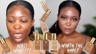 FOUNDATION BATTLE  Lancôme Teint Idole Ultra Wear vs Estée Lauder Double Wear  Dejana Pasic [upl. by Yekram]