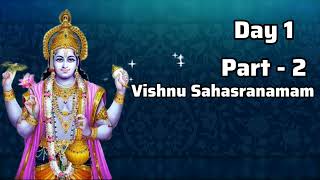 Vishnu Sahasranamam Learn with Meaning  Malayalam Version  Day 1 Part  2 [upl. by Dnartreb]