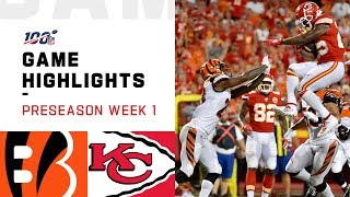 Bengals vs Chiefs Preseason Week 1 Highlights  NFL 2019 [upl. by Laszlo]