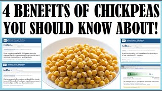 4 Benefits Of Chickpeas You Should Know About [upl. by Neelia]