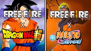 ASÍ SERAN LAS PRÓXIMAS COLABORACIONES DE FREE FIRE FREE FIRE X DRAGON BALL FREE FIRE X NARUTO 2025 [upl. by Sue255]