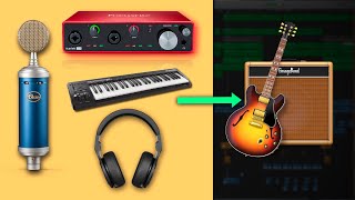 How To Connect Your Recording Gear To GarageBand GarageBand Tutorial [upl. by Elolcin316]