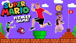 ⭐ SUPER MARIO Videogame Workout  Kids Exercise amp JOKES [upl. by Emyle]