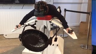 Tomorrow Daily  Birdly uses VR a fan and your flapping arms to simulate flight Ep 151 [upl. by Baum858]