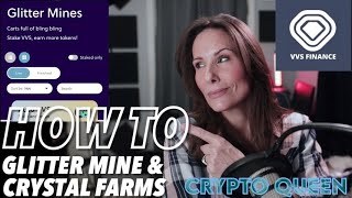 VVS Finance Quick Glitter Mining Tutorial The Cliff’s Notes [upl. by Jayson]