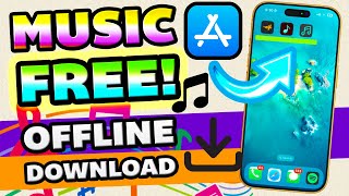 Top 3 Best FREE Music Apps  OFFLINE Download for iPhone iOS  2024 100 LEGAL [upl. by Cuda878]