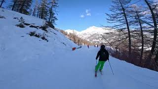 Serre chevalier piste rouge Bez [upl. by Shriver865]