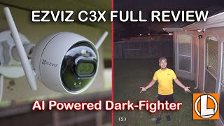 EZVIZ C3X Review  Outdoor WiFi Camera  Unboxing Features Setup Installation Video Quality [upl. by Leoj632]