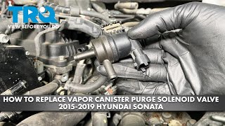 How to Replace Vapor Canister Purge Solenoid Valve 20152019 Hyundai Sonata [upl. by Nalrah]