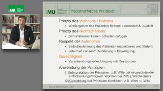 Prinzipienorientierte Ethikberatung Ein Leitfaden für ethische Fallbesprechungen [upl. by Ellertal]