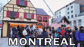 Montreal Christmas Market Tour  December 2024 [upl. by Cobby100]