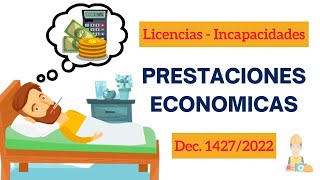 Prestaciones económicas del SGSSS💰Decreto 1427 de 2022  seguridadysalud [upl. by Nadine]