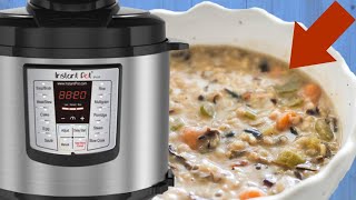 How to Make Instant Pot Wild Rice Soup [upl. by Yhtrod]