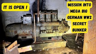 Mission into secret German WW2 MEGA bunker It is OPEN and still German WW2 equipment inside [upl. by Enneirdna862]