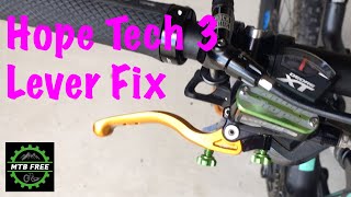 How to fix a Hope Tech 3 lever that wont return fully [upl. by Akinirt]