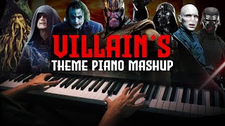 Villains Theme Epic Piano MashupMedley Piano CoverSHEETSampMIDI [upl. by Kerby]