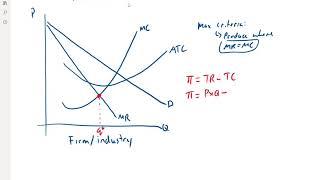 Profit Maximization  Monopoly [upl. by Gloriane661]