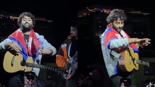 Arijit Singh sings NEPALI SONG  Kathmandu Nepal Concert 2023 [upl. by Yalc387]