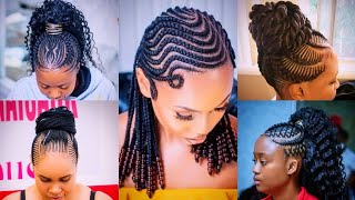 African Braids Hairstyles with Latest Designs and Styles For Ladies  2024 Braids Cornrow Hairstyles [upl. by Kingsbury]