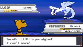 Pokémon Soul Silver  Capturing Lugia [upl. by Nrev]