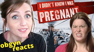 ObGyn Doctor Reacts Didnt Know I Was Pregnant  FLIGHT ATTENDANT [upl. by Lissak347]