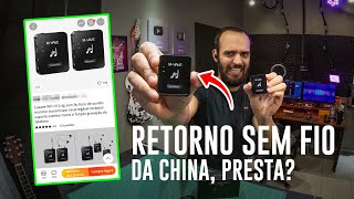 RETORNO DE PALCO SEM FIO E BARATO DO ALIEXPRESS [upl. by Nileve]