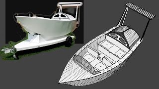 5 minutes to build a wooden boat  Free Plans [upl. by Kathrine]