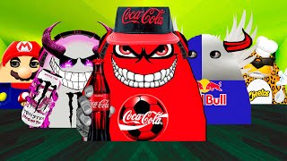 NEW CocaCola MunciRed Bull MunciSuper Mario  Selene DelgadoSocial Media Angry Nextbot Gmod [upl. by Hsejar]