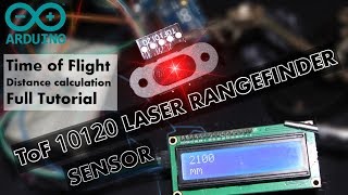 How to use ToF10120  Arduino to measure distance using LASER Rangefinder [upl. by Ravilob]