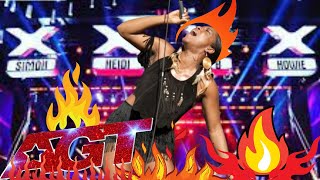 LIV WARFIELDS Stare EARNS A GOLDEN BUZZER FROM SIMON COWELL AGT 2024  AGT 2024 AUDITION [upl. by Paola]