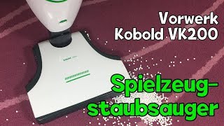 Vorwerk Kobold VK200 Spielzeugstaubsauger [upl. by Ecal]