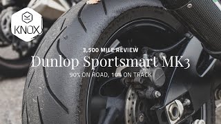 The best tyres for sportsbikes and supernakeds  Dunlop Sportsmart Mk3 [upl. by Raval]