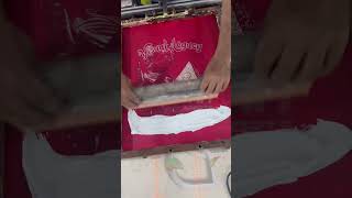 Screen Printing Process [upl. by Nosnaj]