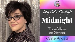 CysterWigs Color Spotlight Midnight by TressAllure on Sienna [upl. by Runkel]