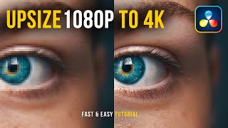 SUPER SCALE in DaVinci Resolve  Upscale 1080p to 4K  EASY Tutorial [upl. by Lancelle315]