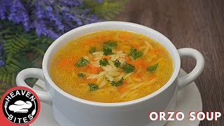 Ready for winter 🌨❄ Orzo Soup is so easy and quick Your family will love it made with no time [upl. by Satterfield]