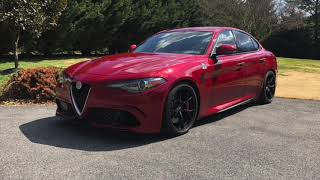 Alfa Romeo Giulia Quadrifoglio POV Drive [upl. by Leugimesoj]