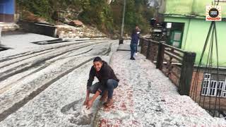 Darjeeling Today Morning Snowfall [upl. by Otrebmal147]