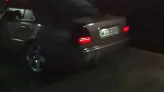 Mercedes W202 Anti Lag 2516v Engine Swap Link ECU tuned by Husam Salem Jordan [upl. by Yclehc]