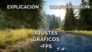 EXPLICACIÓN de AJUSTES GRÁFICOS y AUMENTAR los FPS en JUEGOS [upl. by Lebasi]