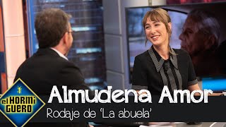 Almudena Amor en el rodaje de La abuela un accidente de coche y un despiste  El Hormiguero [upl. by Neelram]