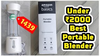 Amazon Basics Portable Blender Unboxing 2024  Amazon Portable Blender Mixer [upl. by Kentigera]